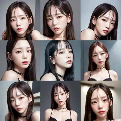 Three Asian women taking a photo in a room, Ulzzang, Three sisters looking in the mirror, 8k)), Popular Korean makeup, Profile picture, beautiful girl, 8k 自撮り写真, Cute - Nice - Face, Popular Korean makeup, Shishion Wu, pretty girl, Korean Girls, avatar Profile picture, sakimichan, very high quality, Surreal Realism, Super polished, high quality, 8k解像度, Diverse styles, Exposing shoulders without exposing breasts,