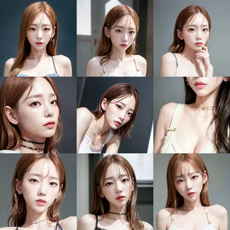 (8k), (masterpiece:1.2), (realistic), (photorealistic:1.4), (best quality:1.0), (ultra highres:1.0), detailed_illustration, detailed, detailed_beautiful_skin, (upper_body:1.3), snsdtaeyeon, <lora:snsdTaeyeon_snsdTaeyeonV1:0.8>, choker