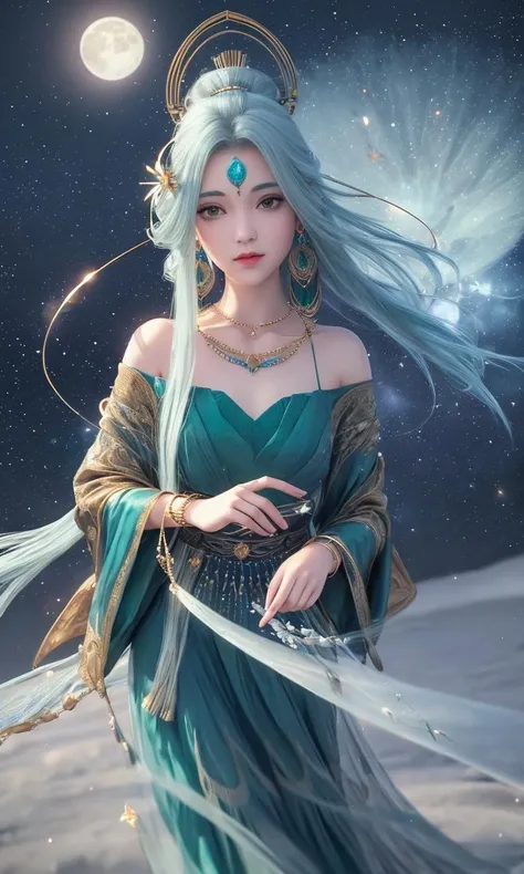 (,1girl, pov,best quality,masterpiece, ) ,(((,aurora, constellation, crescent_moon, earth_\(planet\), galaxy, milky_way, night, night_sky, planet, shooting_star, sky, space, star_\(sky\), starry_background, starry_sky, starry_sky_print, tanabata, fireworks, light_particles, moon, moonlight, aerial_fireworks, snowing, tanzaku, city_lights, fireflies, telescope, full_moon, water, star_\(symbol\), solo, space_craft, walking_on_liquid, astronaut, long_hair, 1girl, ocean, constellation_print, shore, reflective_water, horizon, , crescent, snow, , ))) <lora:DA_FengMianV2:0.6>
ultra realistic 8k cg, flawless, clean, masterpiece, professional artwork, famous artwork, cinematic lighting, cinematic bloom, perfect face, beautiful face, fantasy, dreamlike, unreal, science fiction, luxury, jewelry, diamond, gold, pearl, gem, sapphire, ruby, emerald, intricate detail, delicate pattern, charming, alluring, seductive, erotic, enchanting, hair ornament, necklace, earrings, bracelet, armlet,halo,autumn leaves,