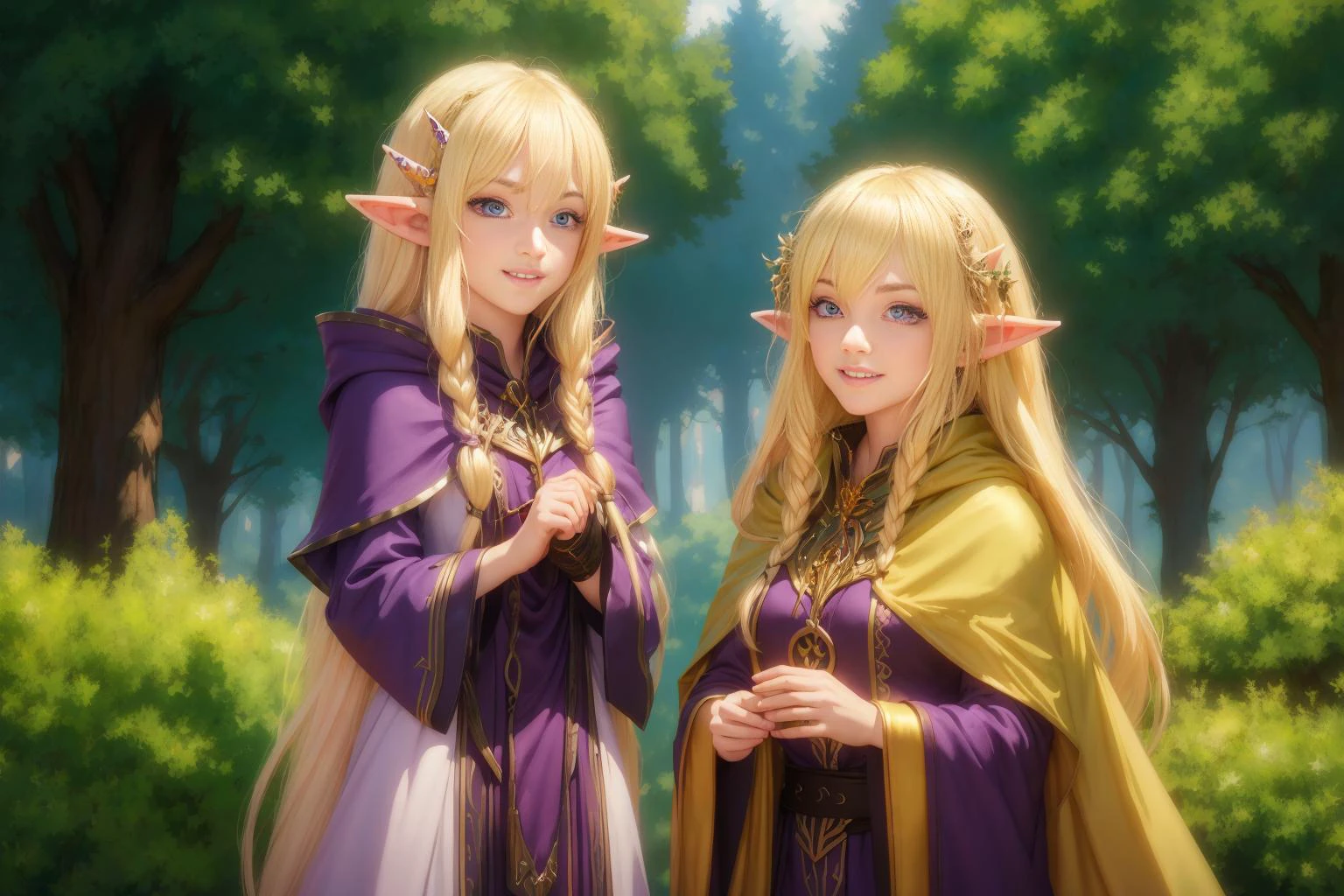 realistic analog photo, award winning photo,
<lora:NinaAslato:0.5> NinaAslato, 1girl, elf, pointy ears, fierce grin, blonde hair, long hair, purple eyes,
<lora:FantasyDruid:0.75> FanDru, deep purple robes, rope lace, earthtoned hooded cape,
accompaniedby a playful animal fox in her lap,
RAW, highres, 8k, uhd, High Dynamic Range, tonemapping, crisp details,