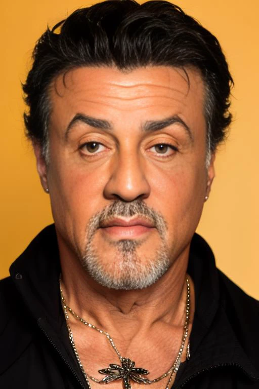 man, portrait of sylvesterstallone, color, low key, dark, beautiful face, <lora:SylvesterStallone_SD1.5_V1:1><lora:LowRa:0.5>