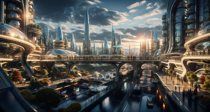 extreme detail,buidling,a city of the future on a hill,no humans,scenery,narrow gorge,high cliff,modern architecture,super wide angle lens,photorealistic,film noise,<lora:aki:0.4>,<lora:_20230804133522:1>,future urban architecture,science fiction,a clear sky,bright light,soft light,<lora:XSArchi_127:0.6>,<lora:jianzhu:0.4>,