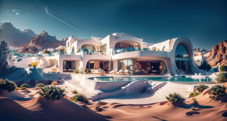 (masterpiece:1.3),(best quality:1.4),(ultra-detailed:1.1),(detailed light:1.1),(RAW photo:1.2),(photorealistic:1.4),
villa,on a desert,gobi,rock,(white villa on cliff:1.2),<lora:fang_20230811104238:1>,<lora:20231007-1696670835833:0.6>,<lora:XSArchi_127:0.3>,
day,sunny weather,fresh flower,