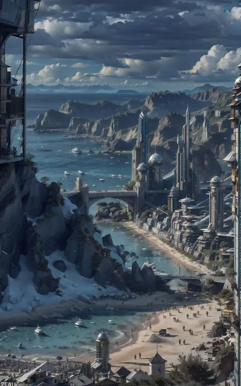 skyscraper,(zenithal angle),
((by Iwan Baan)),
<lora:XSArchi_127:0.75>,
<lora:Concept_scenery_background:0.3>,
coastal city,blue sky and white clouds,the sun is shining brightly,ultra-wide angle,