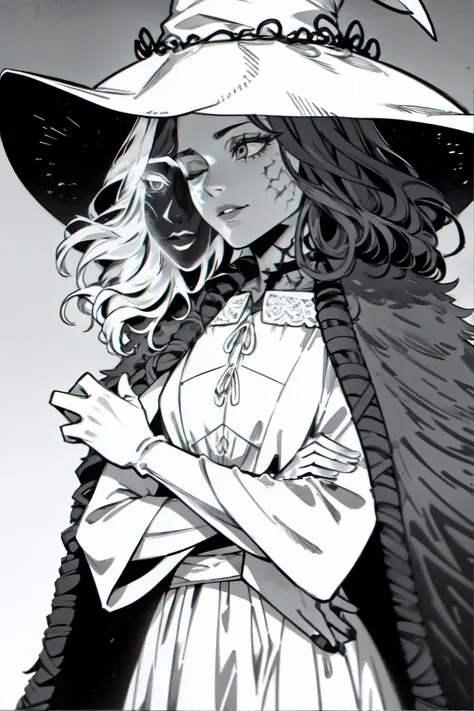 ((masterpiece), best quality, high quality, professional quality, highly detailed, highres, perfect lighting, natural lighting), frightening, Enchanting voice luring unsuspecting victims, Olive Skin, Redhead with curly hair styled in a loose updo, beige velvet lipstick, A desolate graveyard with gravestones covered in moss, under a stormy sky, basilisk