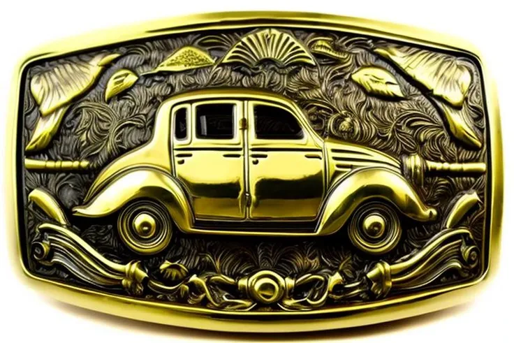 detailed klamra brass relief  car on shield, studio lighting <lora:Klamra:1> <lora:add_detail:1>