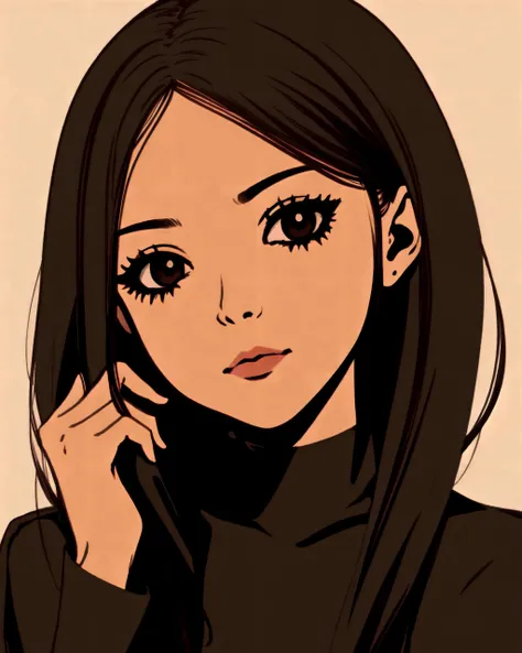 <lora:Alexandra Fomina Style-000004:0.8>, 1girl, bored, looking at viewer, simple background,