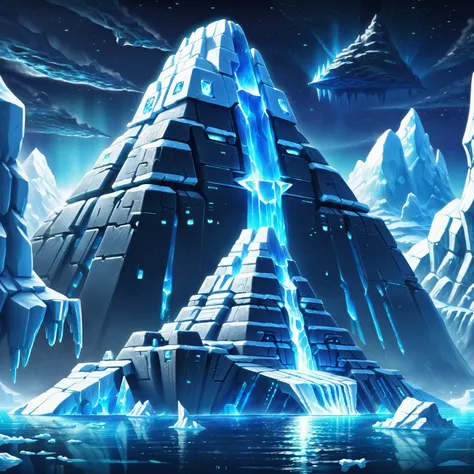 scifi, scifi, Iceberg<lora:EnvyBetterHiresFixXL01:0:hr=1><lora:EnvyAztecArchitectureXL01:1>