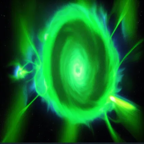 highres, high quality,absurdres, ethereal space, green portal, <lora:greenportal:0.8>