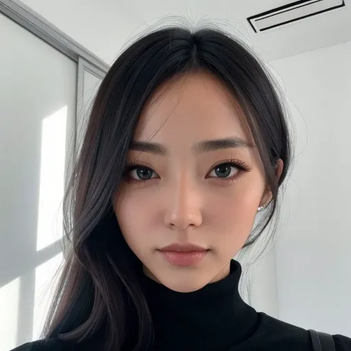 <lora:cestc8_sd15_512_128_64_v1:1>cestc8 1girl solo looking at viewer  wearing a turtleneck sweater  epiCRealism