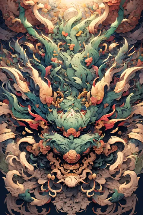 (masterpiece, top quality, best quality, official art, beautiful and aesthetic:1.2), a stunning art, abstract, ribbons, centered, intricate, highly detailed, breathtaking beauty, precise line art, vibrant, comprehensive, cinematic, deep shadows, a prickly green cactus <lora:Dhevv-HannyaMaskConcept:1.0>