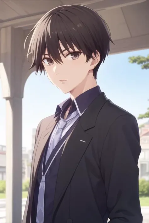 masterpiece, best quality, high quality, 1boy, solo, male focus, looking at viewer, upper body, <lora:manabe_kakeru:0.70>, manabe_kakeru