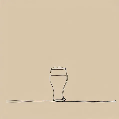 a glass of beer <lora:The_Line:1.0>