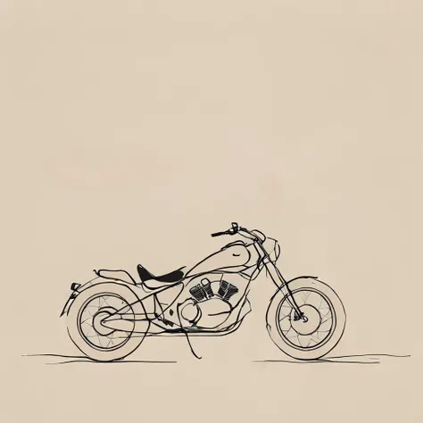 <lora:The_Line:1> style simple drawing of a motorbike, illustration, drawing, vector <lora:BikeMaker_2_XL:1>