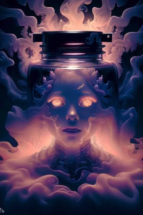smokestyle <lora:smoke_model:0.8> surgery,glowing, head, in_jar, water, blood_vessels,, (masterpiece:1.3), (best_quality:1.3), (ultra_detailed:1.3), 8k, extremely_clear, realism, (ultrarealistic:1.3),, insane details, intricate details, hyperdetailed, ultra detailed, extreme detailed, highest detailed, high_detail, colorful, beautiful, hdr, photorealistic, highres, ultra_high_res, photography, aesthetic, extremely_delicate,((fractal art)),colorful, (horror art, dread),highres, 16K,RAW,ultra highres,ultra details,finely detail,an extremely delicate and beautiful,extremely detailed,real shadow, realistic,highly detiled photo,award winning glamour photograph,photorealistic,