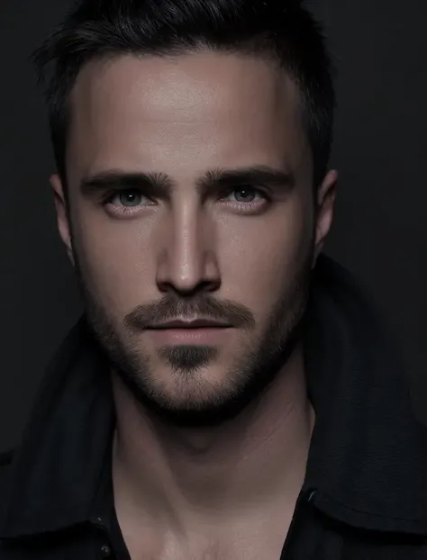 facial portrait, a man, silver, cyberpunk <lora:Aaron Paul:0.8> <lora:lowra_v10:0.6>