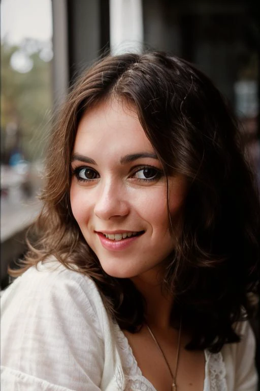 <lora:ChrissieBeauchamp:0.8>, full color portrait of a young woman, smile, natural light, RAW photo, subject, 8k uhd, dslr, soft lighting, high quality, film grain, Fujifilm XT3, Nikon D850