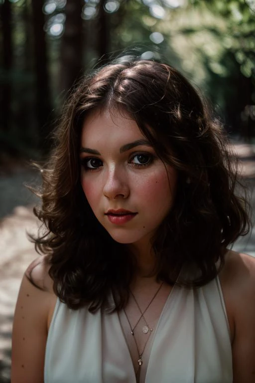<lora:ChrissieBeauchamp:0.8>, full color portrait of a young woman, natural light, RAW photo, subject, 8k uhd, dslr, soft lighting, high quality, film grain, Fujifilm XT3, Nikon D850