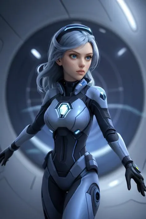 sc4rj0, blue cybersuit, futuristic, sci-fi <lora:sc4rj0:0.8>