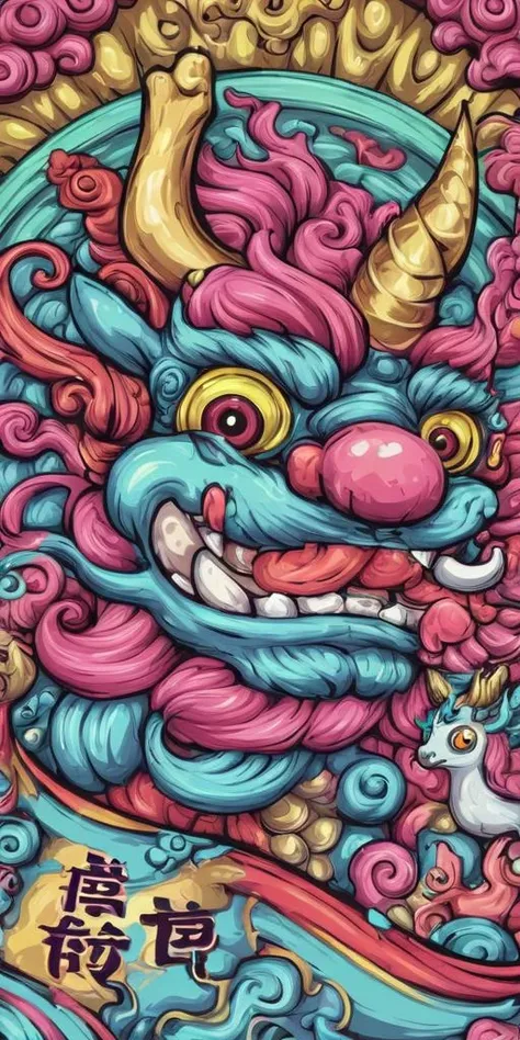 <lora:d0ng-000007:0.8>d0ng mythical vibrant