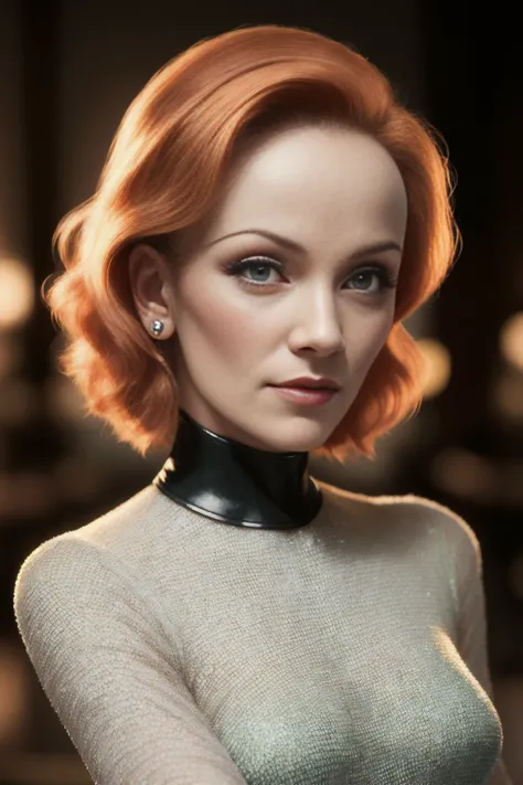 ((MarleneDietrich)), mj3d style,3dmm,3d,((portrait)), bokeh:1.2, indoors, a beautiful woman, (standing), ((turtleneck shirt)), ((no cleavage)),feet, (high-heels), looking at viewer, (22 years old woman), medium breast, small waist, (green eyes, beautiful eyes), beautiful face, perfect illumination, beautiful detailed eyes, looking at viewer, stunningly beautiful woman, detailed hairstyle, good hands, detailed hands, good feet, (8k, RAW photo, best quality, masterpiece:1.2), (realistic, photo-realistic:1.37), ultra high res, photon mapping, radiosity, physically-based rendering, (ambient light:1.3), (cinematic composition:1.0),professional soft lighting, light on face