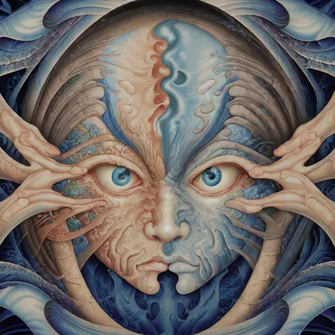 <lora:Greatwave:1>greatwave art
<lora:Alex:0.3>Alex grey art Fractal Face Splitting