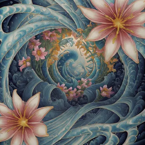 <lora:Greatwave:1>greatwave art closeup flowers
<lora:Alex:0.5>Alex grey art