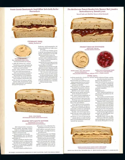 peanut butter and jelly sandwich <lora:BoduMedical-06:1> bodumedical, white background, english text