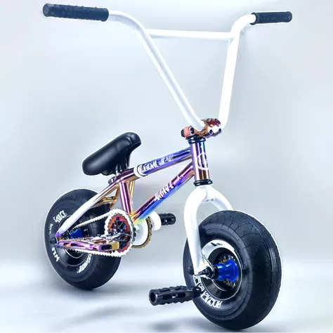 Luxury product style a mini bmx, product picture,, . Elegant, sophisticated, high-end, luxurious, professional, highly detailed