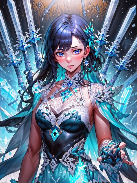 masterpiece, best quality,1girl,upper body,magical ice
wanjian,weapon,(glowing weapon)
<lora:wanjian01:0.9:ALL>