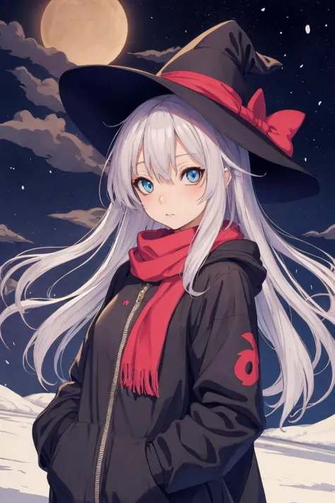 **kawaii girl, ++solo+, ++best quality, ++illustration\\, ++splendid//, ++minor//, ++wind//, ++perfect composition//,++gallant/, ++remnants//, ++morbid-//, ++occult//, ++deadly--, ++gloves^, **night view^\, ++ephemeral girl//, enthusiast, bewitching, *kawaii girl//, *light leaks\\, ++wind//, ++ink splashing, ++upper body, *stand still, ++outline//, ++character focus//, ++absurdly long hair, ++white hair//, ++bow, \+fluffy//, ++detailed eyes//, hoodie, ++detailed sky, ++rabbit*, ++rabbit*, scarf, ++illustration\\, ++booth//, ++booth//, ++booth//, ++illustration\\, ++illustration\\, ++illustration\\, ++illustration\\, ++best quality, ++best quality, ++best quality, ++best quality*, ++japanese//, snow, twilight,<lora:SilvermoonMix03_2:1>