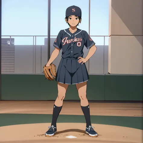 masterpiece,highres,high quality,extremely detailed,solo,
<lora:KanamiAnamizu001:0.7>,
KanamiAnamizu,1girl,
one-piece tan,
baseball cap,
baseball uniform,
full body,school,