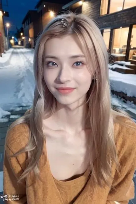 1girl,(8k, RAW photo, best quality, masterpiece), (realistic, photo realistic), UHD, extremely detailed CG unity 8k wallpaper, sharp focus, (real_skin, oily skin), perfect anatomy, slender, (cinematic lighting), BREAK 1girl, snow,(in winter), ((A street full of snow)), light smile,out door, medium breasts,landscape, ((very long hair, white hair, hime_cut, bangs)), warm sweater coat, blue eyes, ,applying makeup,loafers
<lora:zzy0.1:1> <lora:RealDownblouse4:0.6>