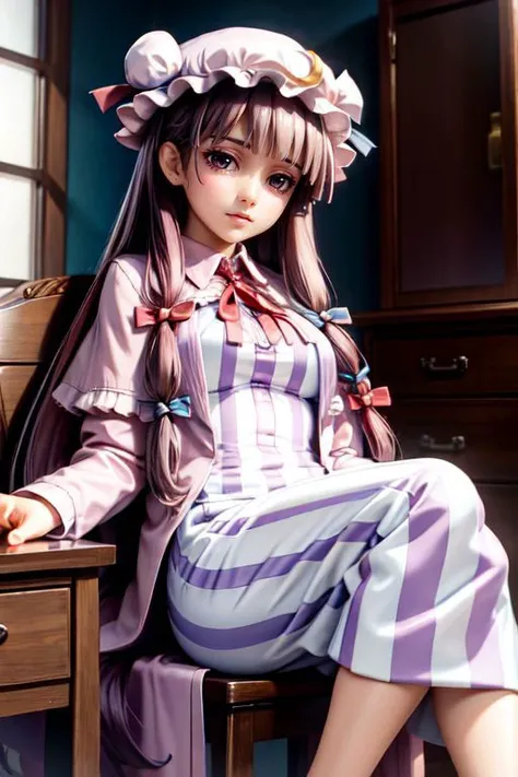 <lora:add_detail:0.5>, <lora:LowRA:0.25>, masterpiece, best quality, <lora:patchouli:0.85>,patchouli, realistic, (sleek ponytail:0.5), (hair color color ivory:0.5), sadness, (wearing a secretary outfit:1.1), (Leaning on an invisible table:0.5)