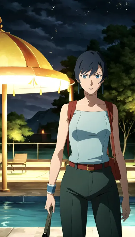 (cowboy shot), sfw, (masterpiece), (best quality:1.0), (ultra highres:1.0), detailed eyes
BREAK
<lora:naoto shirogane (p4):1>naoto shirogane, 1girl, posing, sleeveless, armbands, baggy pants, belt, earrings, red clothes
,shoulder bag
<lora:the_legend_of_korra_offset:1> the legend of korra
BREAK
(republic city, nighttime, gorgeous view)