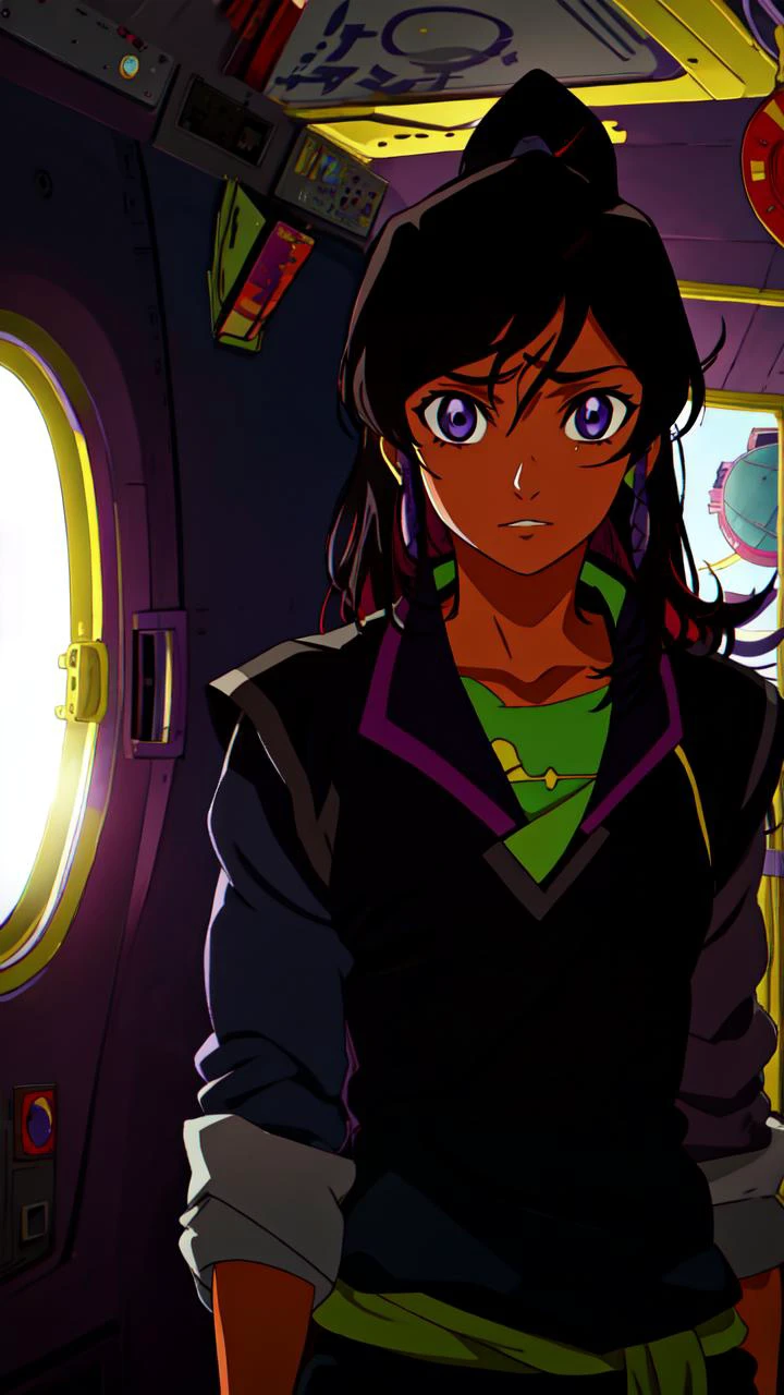 masterpiece, best quality,
vivid colors,
1girl, (solo)
(" ")
" ",
purple eyes
bedhead, messy hair
sexy clothes
airplane
" "
<lora:the_legend_of_korra_v2_offset:0.8> the legend of korra