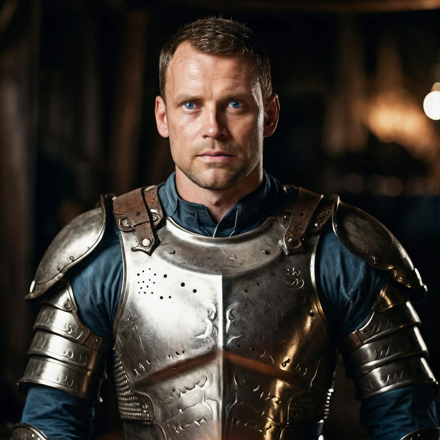 <lora:polyhedron_all_sdxl-000004:0.8> RAW photo, portrait of a 30 year old warrior, wearing shiny metal armor, full sharp, detailed face, blue eyes, (high detailed skin:1.2), 8k uhd, dslr, soft lighting, high quality, film grain, Fujifilm XT3 <lora:polyhedron_chiaroscuro-000005:1>
he is standing in a dim lit dark tavern, chiaroscuro style