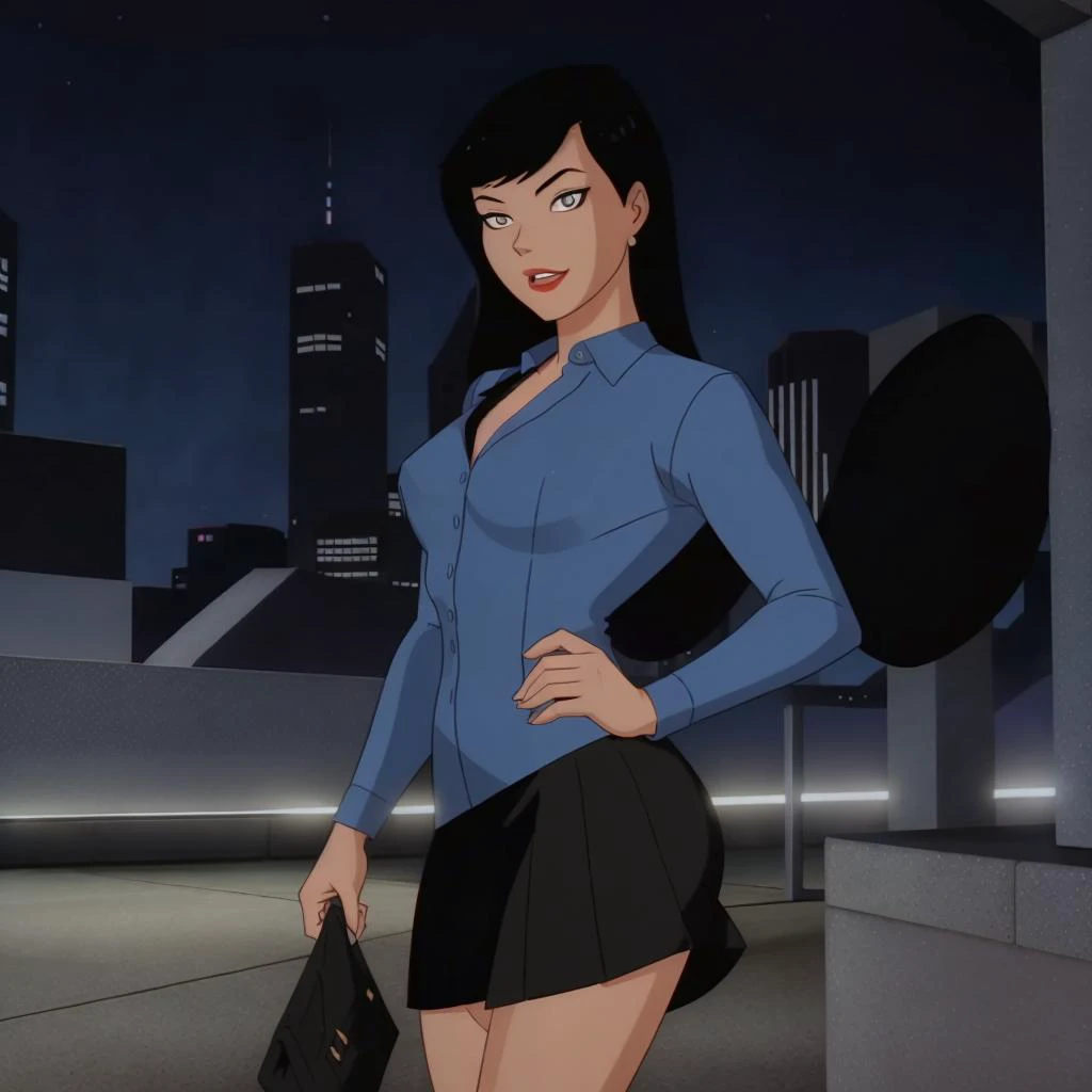 good quality, best quality, refined,
<lora:LoisLane 100:.65> full body lois lane posing for a photoshoot