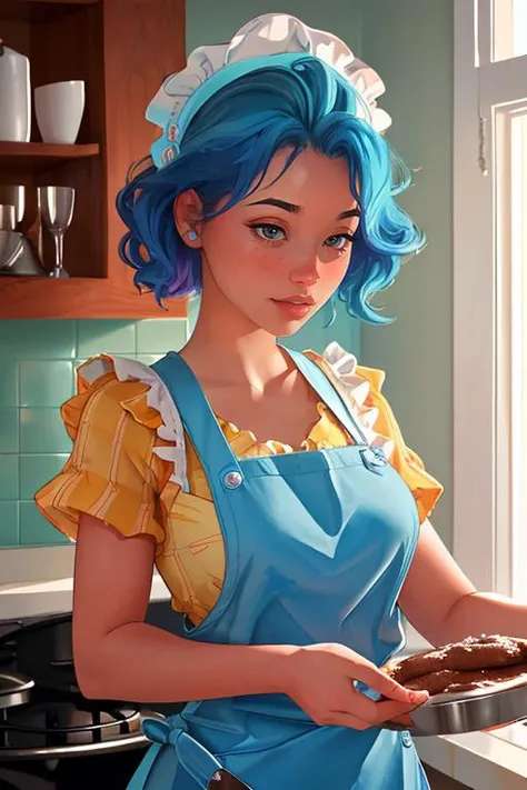 DEN_sofia_gomezMK2
(baking in a bright kitchen wearing an apron, pinny, baking, cooking, chef, apron:1.2),
bokeh, f1.4, 40mm, photorealistic, raw, 8k, textured skin, skin pores, intricate details  <lora:epi_noiseoffset2:1>, epiCRealism <lora:ClothingAdjuster3:-1>
