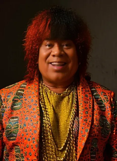 portrait of fat sks man (monagimenez:1) by Flora Borsi, style by Flora Borsi, bold, bright colours, orange Mohawk haircut, ((Flora Borsi)), <lora:monagimenez:1>