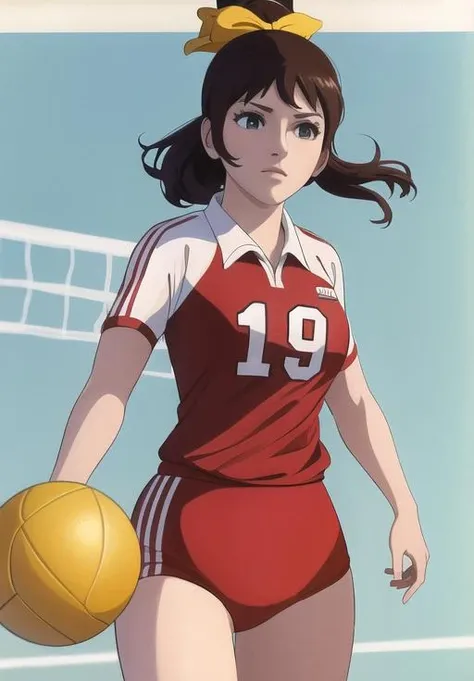 <lora:Mia-AttackNo1:0.8>, Mia-AttackNo1, solo, volleyball uniform, no 1,, (masterpiece, best quality, absurdres, detailed, ultra-detailed:1.3)