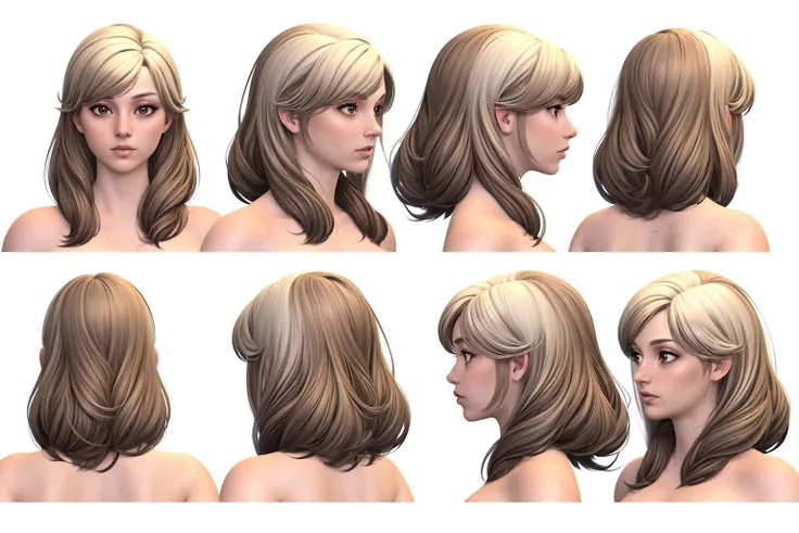 (white background, simple background:1.5), 1girl, brown eyes, 4k, high-res, masterpiece, best quality, MultiView, MultiViews of the same girl holding the same hairstyle,
big hair,
shampoo,
blonde hair,
straight hair,
big hair,
Parted bangs,
,
,
,
(fantastic theme character design:1.2),
<lora:VariationOfExpression:.25>
<lora:more_details:.5>
<lora:noline:.25>,
<lora:spiderverse_style_offset:.1>
<lora:botw_style_offset:.1>
<lora:cyberpunk_edgerunners_offset:.1>
<lora:arcane_offset:.1>
<lora:hairTurn_v1:.3>
<lora:MedievalHairTurn_v2:.3>
<lora:ToonHairTurn_v1:.3>