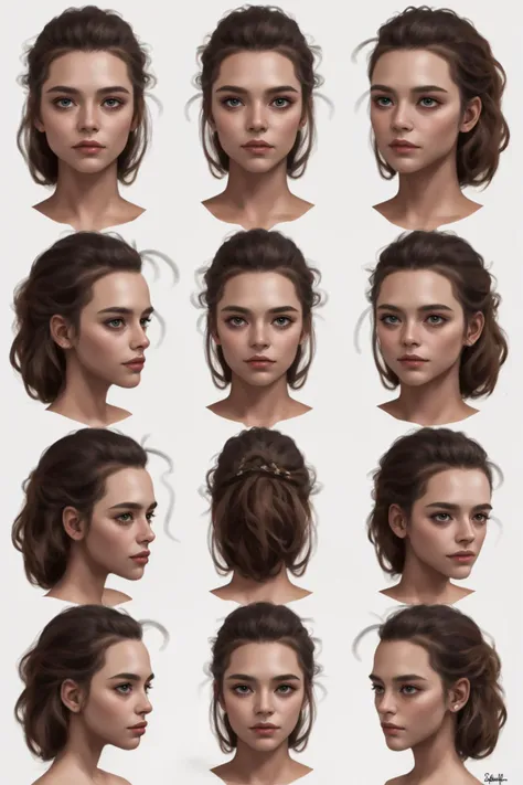 8k,highres,absurdres,masterpiece,best quality,
<lora:VariationOfExpression:0.6>,multiview,white background,