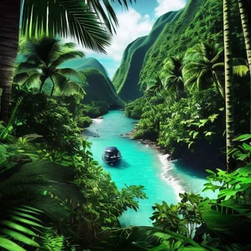 (The island's lush forests and dense jungles provide a wealth of opportunities for eco-adventures and sustainable tourism. Whether you're zip-lining through the treetops or exploring hidden waterfalls, there's no shortage of ways to connect with nature and support conservation efforts.),tropicalparadise, remoteisland, untouchednature, purewater, lushgreenery, secludedparadise, naturalwonderland, hiddenbeauty, crystalclearwater, densejungle, vibrantfoliage, highqualityimages, photorealism, camerasettings, daylightlighting, realpictures, 8Kresolution, islandescape, breathtakingviews, exoticwildlife, naturalhabitat, unspoiledparadise, serenitynow, peacefulretreat, wanderlustdestination, offthebeatenpath, escapethecity, ecoadventure, sustainabletourism, conservationefforts, tropical-island-5400