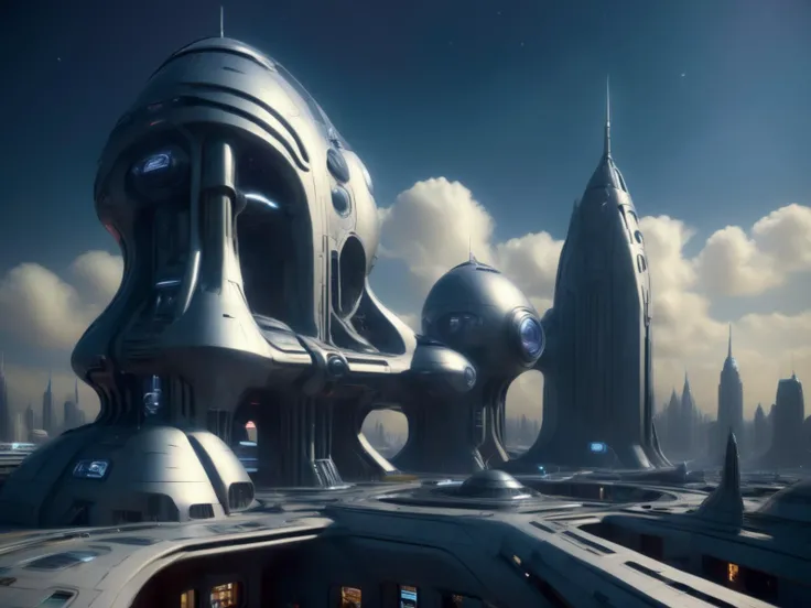 bbuk_style <lora:PureDarkness_RetroSciFi-000060:0.9> view of the big city