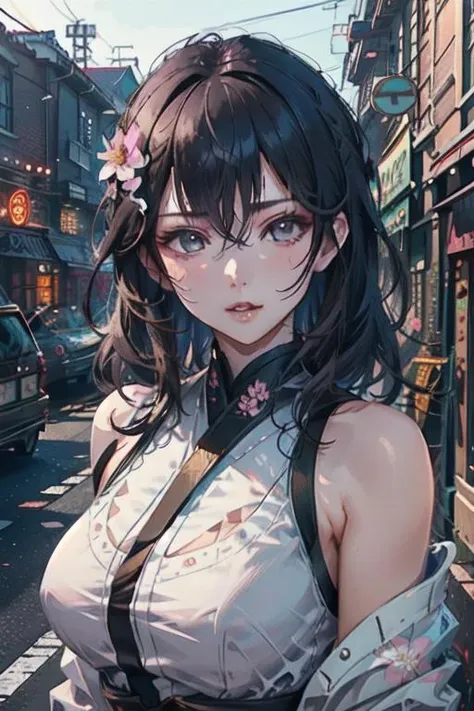 professional|commercial|finished immersive|transcendent|cinematic intricate|delicate|exquisite detail contemporary|modern|interracial|Oriental floral full angled|dynamic|focused upper body femme fatale homely|casual action portrait masterpiece CGI by wlop|WENJR|ufotable AND attractive|seductive|trendy|beautiful|mature and womanly|alluring|proportional|motherly|subservient tattooed fashionista|goth|elite|student|swordswoman|punk|cultist with jewel-like color contacts and ((((salon dyed complex hair wearing a sleeveless sportswear kimono|dress uniform jacket)))) AND colorful|pristine|explosive reflective|iridescent|crystalline|textured cybernetic|traditional snowflake fractal mural natural ancient|opulent|fancy cityscape fantasy showpiece outline BREAK aesthetic official 8K HDR anime|photorealistic oceanic|scenic depth|layered landscape|background|theme|scenery original film grain polaroid style AND enhanced|featured|complete|final continuous|flowing underwater butterfly concept AND absurdres ultra high quality sharp magical mystic contemporary perfect digital game release coverart wallpaper poster illustration image with hand-drawn thick brush stroke edge lines volumetric lighting using Unity|Unreal|Octane Engine|Render trending on Pixiv|Instagram|Artstation