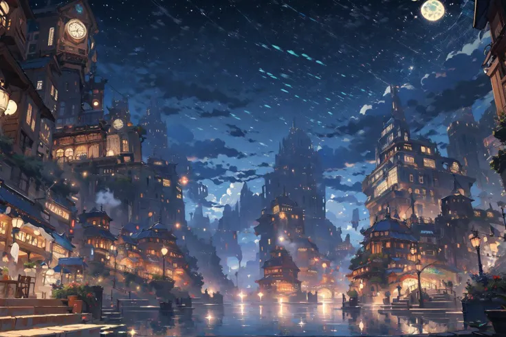 (masterpiece:1.2), best quality,PIXIV, Night scene,
<lora:Night scene_20230715120543-000018:1>