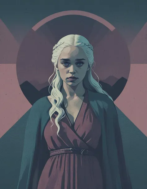 daenerys targaryen  <lora:novuschroma28 style:.6> novuschroma28 style