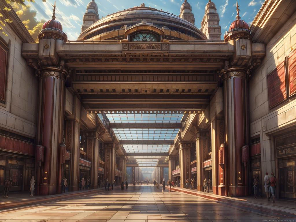 authoritarian, cityscape, scenery, view of a grand city, (masterpiece:1.3), (best quality:1.2), chiaroscuro, ( Unreal Engine, CGI render, Hyperdetailed, scenery, city, vivid colors, deep metallic colors, buildings, train station, mall, central park, residential complex, promenades, wide boulevards, courtyards, realistic, magnificent architecture, ), ultra high quality model, 8k Ultra HD, perfect composition, beautiful detailed intricate insanely detailed octane render, 8 k photography, soft natural volumetric cinematic perfect light, perfect depth of field shot, ray tracing, photometry, beautiful, luminous reflections, rtx on, subspace scattering, (subsurface scattering:1.1), dynamic hdr tone mapping, (volumetric lighting:1.2), (screenspace reflection:0.7), (Physically-Based Rendering:1.35), (Unity Wata environmental lighting:0.4), maximal attention to correctness and detail,
(uploaded and trending on imgur, pixiv, furaffinity, pinterest, e621, inkbunny, tumblr, deviantart, artstation, ),
((in the style of and art by midjourney, raphael, greg rutkowski, Frank Lloyd Wright, James Gurney, Thomas Kinkade, )),
<lora:Authoritarian Architecture (AD):0.85>