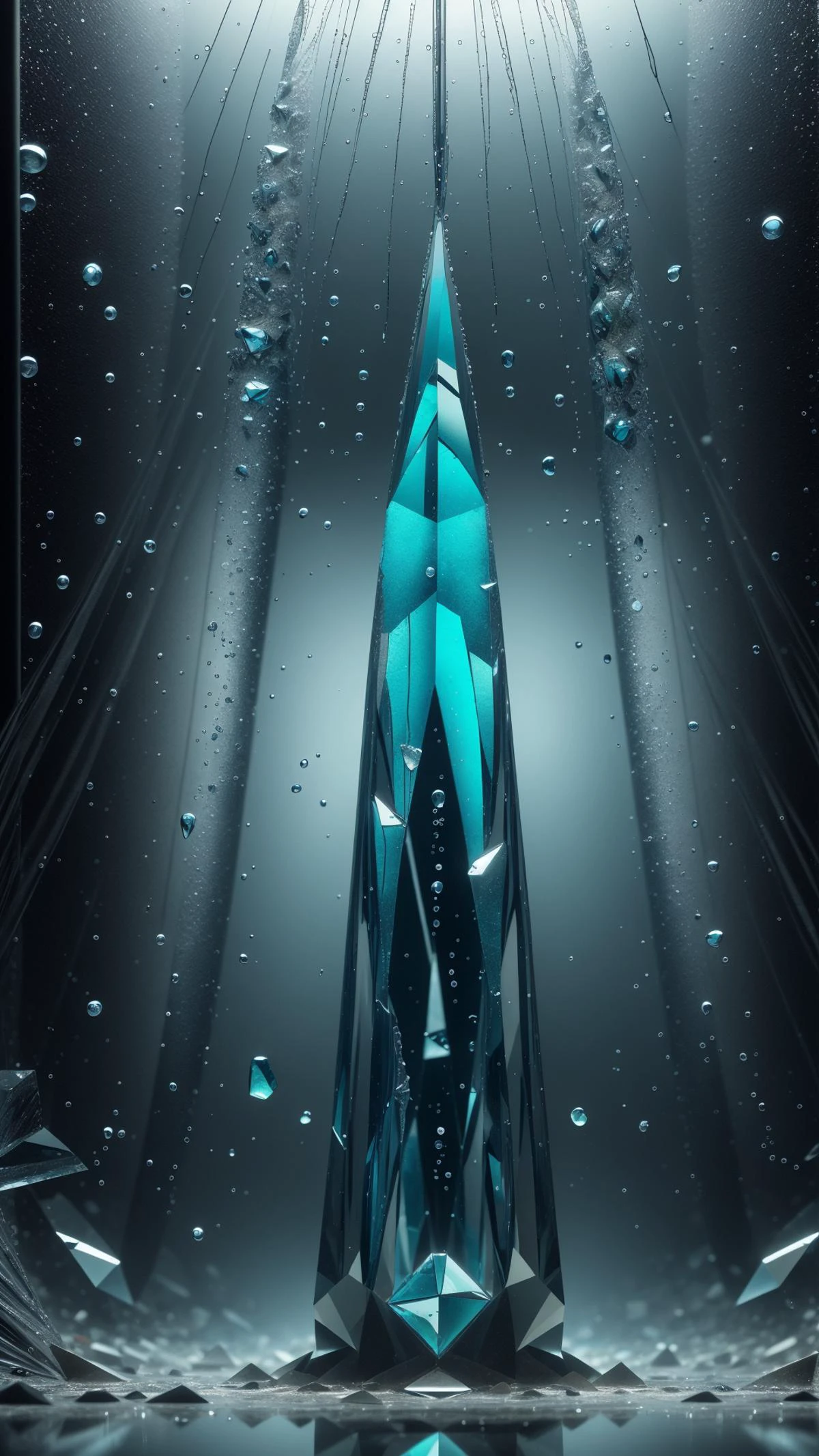 <lora:ElementWater:0.9>ElementWater mosaic artstyle, shattered mirror pieces, reflecting a parallel universe, surrealistic, vibrant colors, fragmented dimensions, depth of field, abstract, detailed, intricate, refracted light, geometric shapes, kaleidoscope, reflections, contrasting textures, sharp focus, high resolution, nature inspired, water, wet, drops, (Masterpiece:1.3) (best quality:1.2) (high quality:1.1)